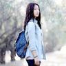 button-fastening Denim Jacket  Blue